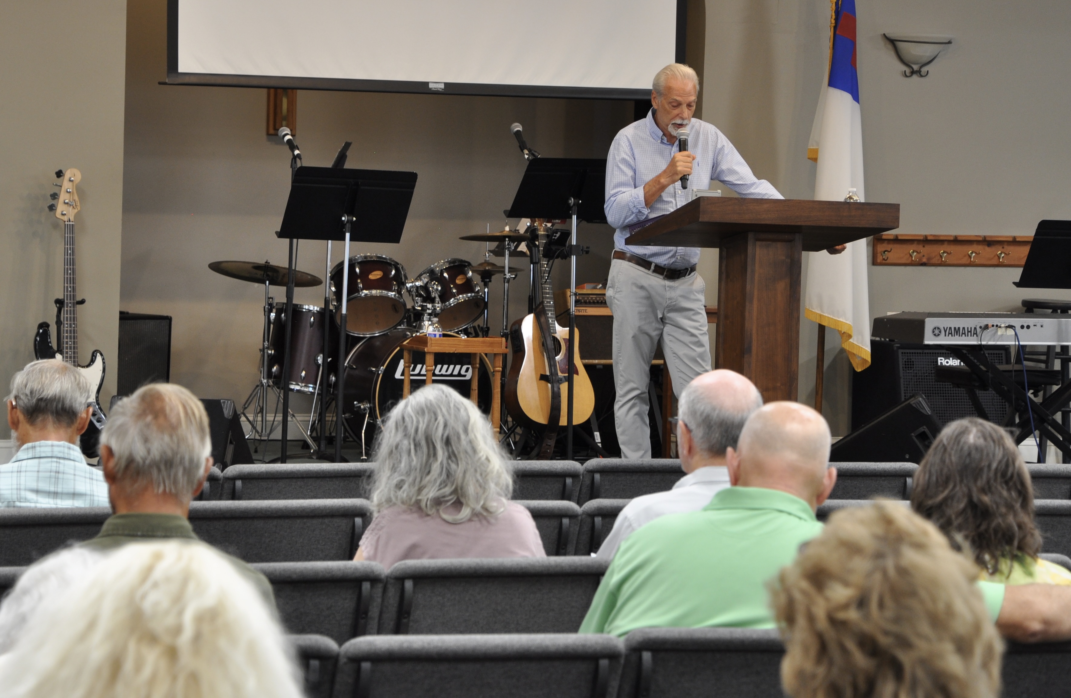 Biblical teaching during the Sunday gathering